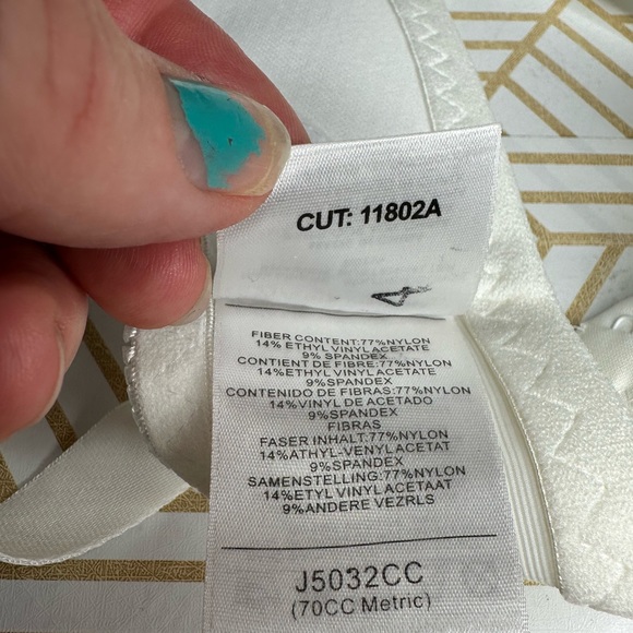 Beauty by Jeunique White Lace Soft Cup Wireless Nursing Bra Style J50 - Picture 6 of 11